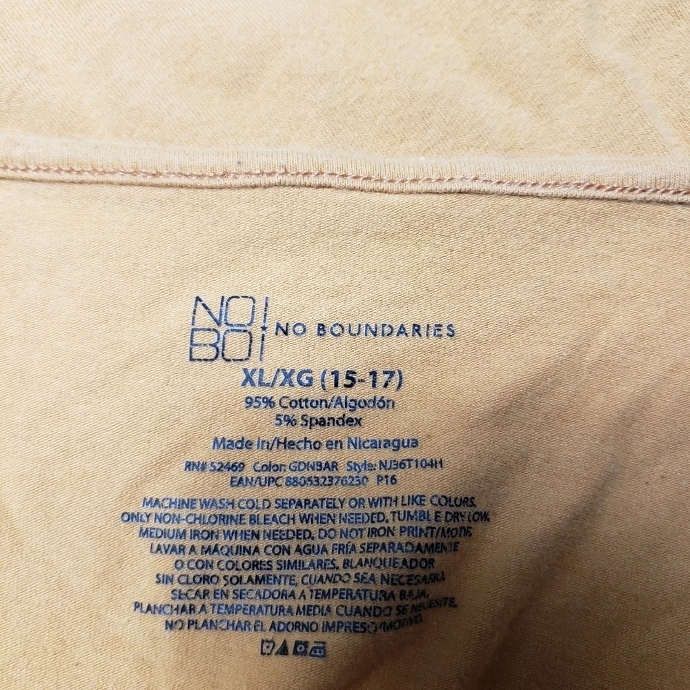 no boundaries mustard yellow spaghetti strap tank top women's size XL